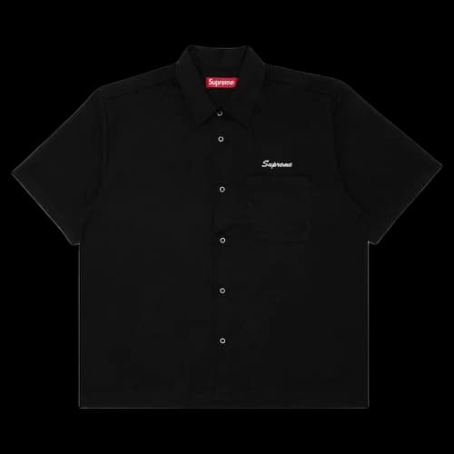 Supreme Margaret Keane Teardrop Short-Sleeve Work Shirt 'Black'