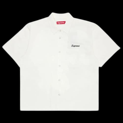 Supreme Margaret Keane Teardrop Short-Sleeve Work Shirt 'White'