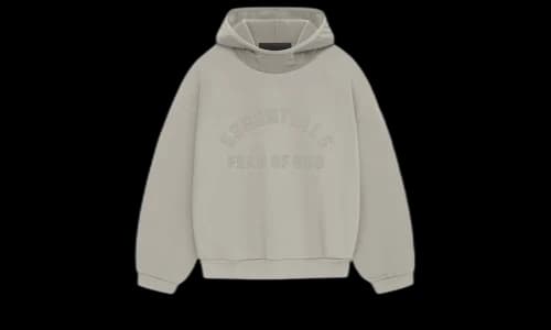 Fear of God Essentials Nylon Fleece Hoodie Seal/Seal