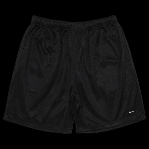 Supreme Small Box Baggy Mesh Short 'Black'
