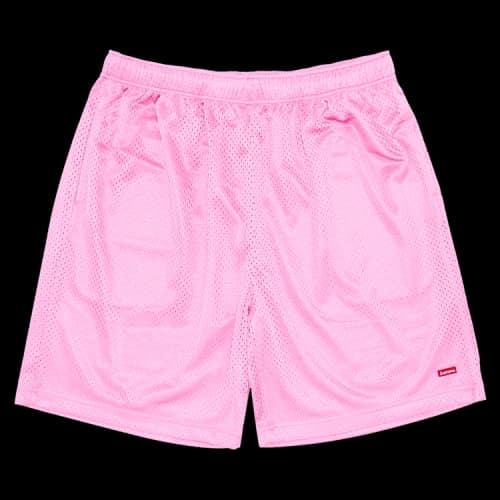 Supreme Small Box Baggy Mesh Short 'Pink'