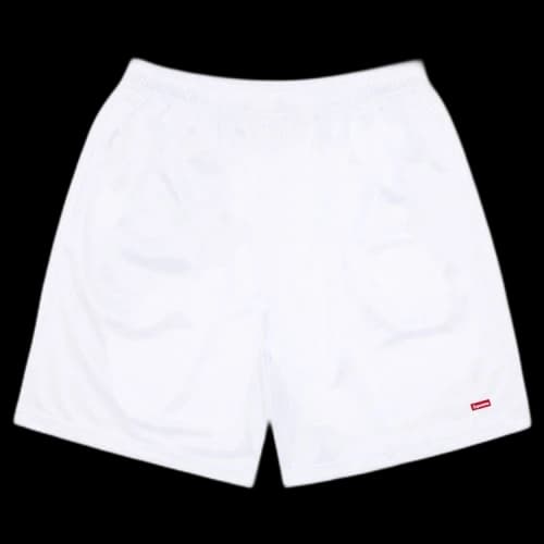 Supreme Small Box Baggy Mesh Short 'White'