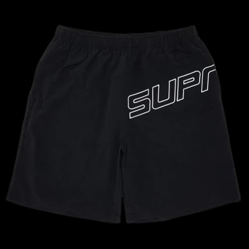 Supreme Curve Nylon Short 'Black'