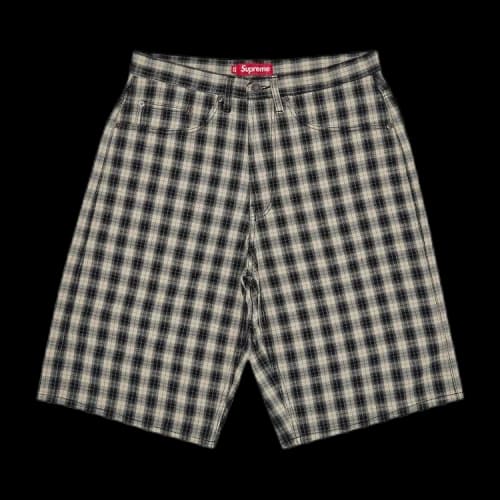 Supreme Plaid Baggy Short 'Black'