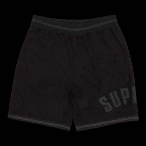 Supreme Ultrasuede Mesh Short 'Black'