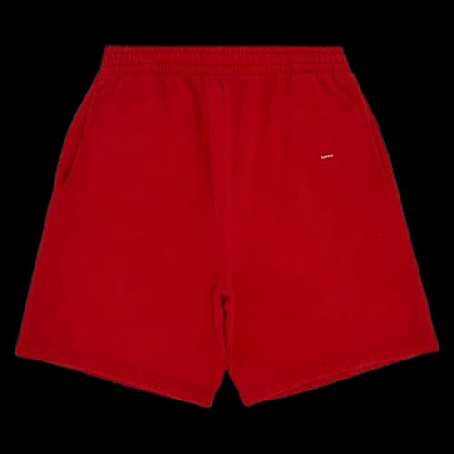 Supreme Overdyed Small Box Sweatshort 'Red'