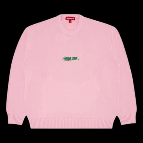 Supreme Old English Sweater 'Pink'