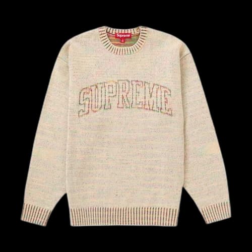 Supreme Contrast Arc Sweater 'White'