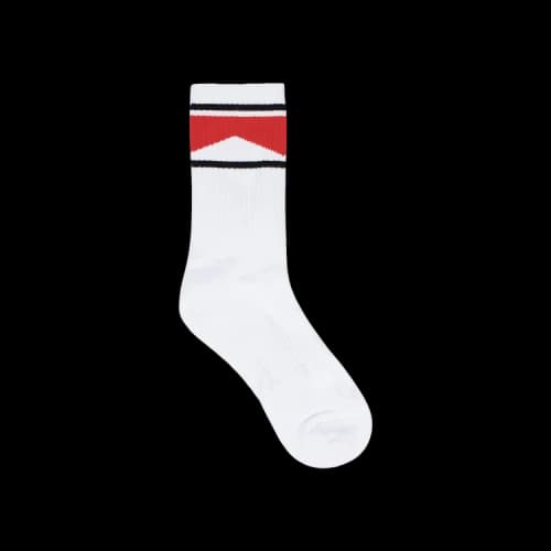 Rhude Chevron Socks 'White'