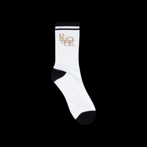 Rhude Scribble Logo Socks 'White'