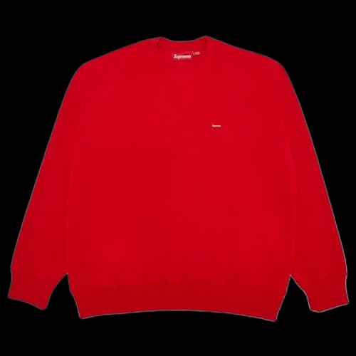Supreme Small Box Raglan Crewneck 'Red'