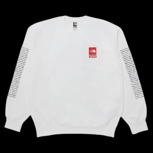 Supreme x The North Face Crewneck 'White'