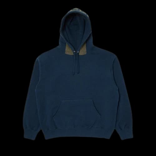 Supreme Jacquard Stripe Hooded Sweatshirt 'Navy'