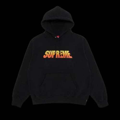 Supreme Gradient Hooded Sweatshirt 'Black'