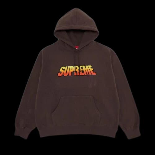Supreme Gradient Hooded Sweatshirt 'Brown'