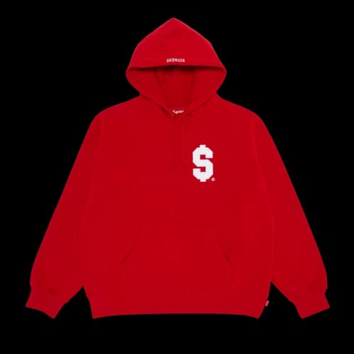 Supreme $ Hooded Sweatshirt 'Red'