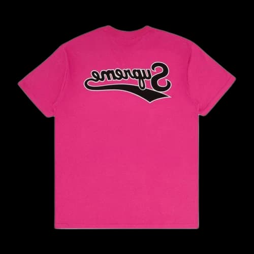 Supreme Backwards Tee 'Fuchsia'