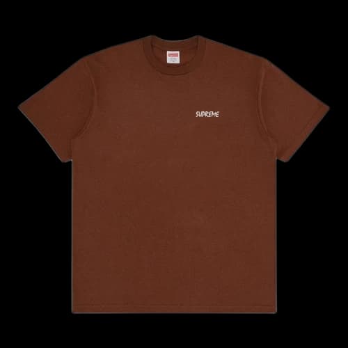Supreme Black Cat Tee 'Brown'