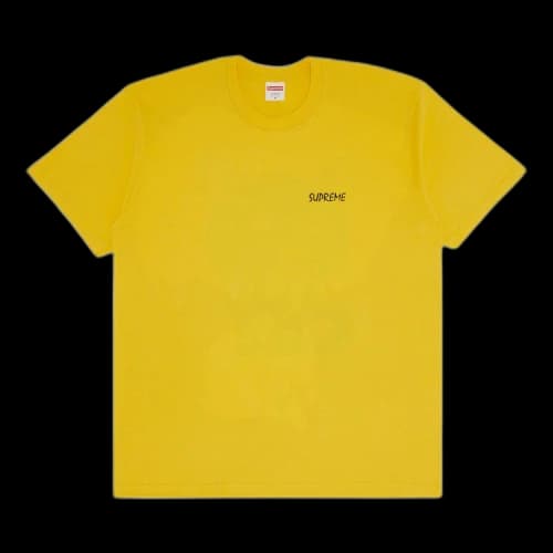 Supreme Black Cat Tee 'Yellow'