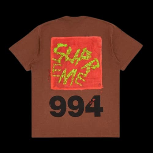 Supreme Paint Tee 'Brown'
