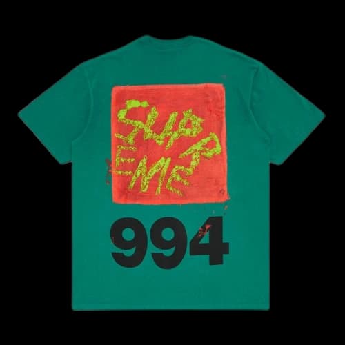 Supreme Paint Tee 'Green'