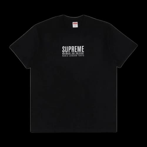 Supreme Paris Tee 'Black'