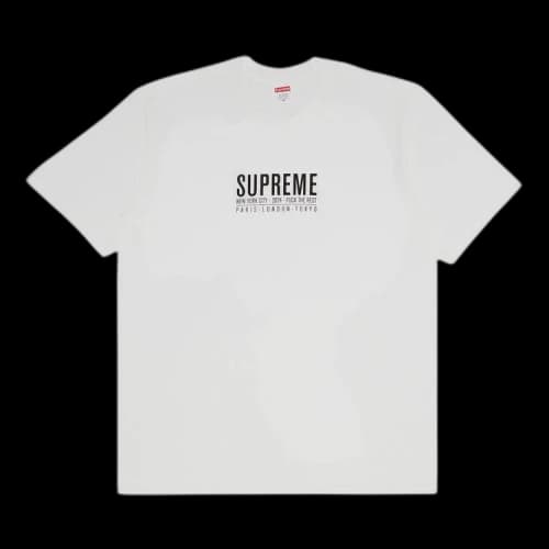 Supreme Paris Tee 'White'