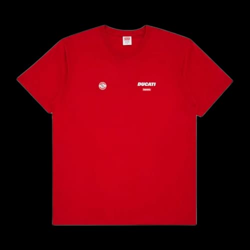 Supreme x Ducati Logos Tee 'Red'