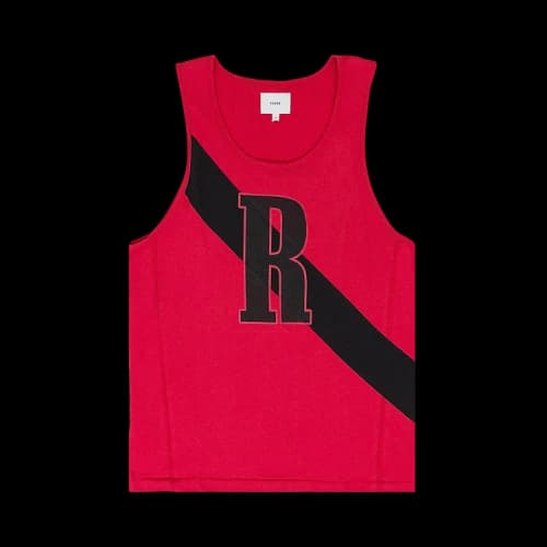 Rhude Stripe Tank Top 'Red'