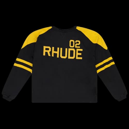 Rhude Stripe Long-Sleeve T-Shirt 'Black'