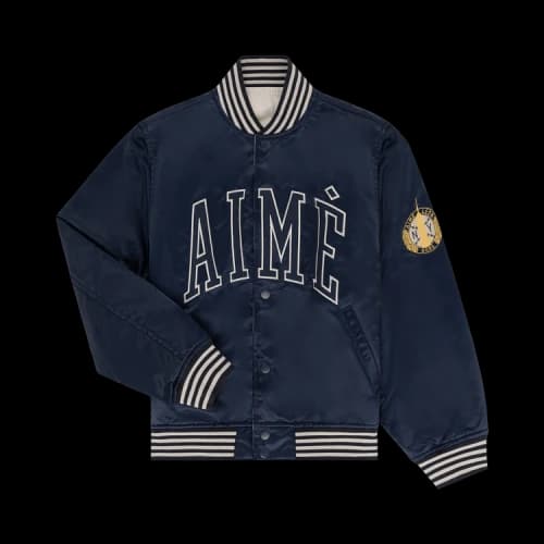 Aimé Leon Dore Reversible Varsity Jacket 'Navy'