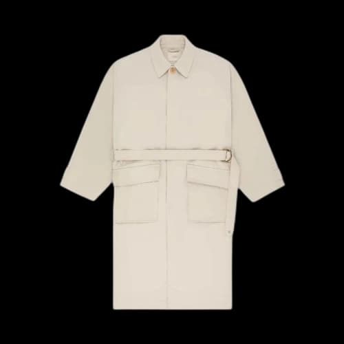 Aimé Leon Dore Belted Top Coat 'Silver Birch'