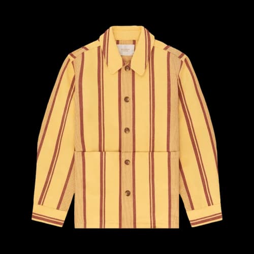 Aimé Leon Dore Blanket Stripe Chore Shirt 'Yellow'