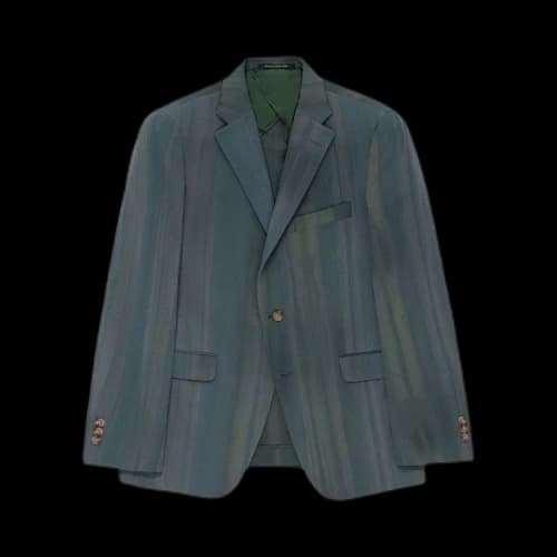 Aimé Leon Dore Spray Dyed Single-Breasted Seersucker Suit Jacket 'Teal'