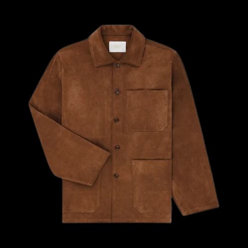 Aimé Leon Dore Suede Chore Jacket 'Brown'