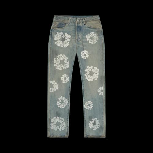 Denim Tears Dirty Wash Wreath 501 'Light Wash'