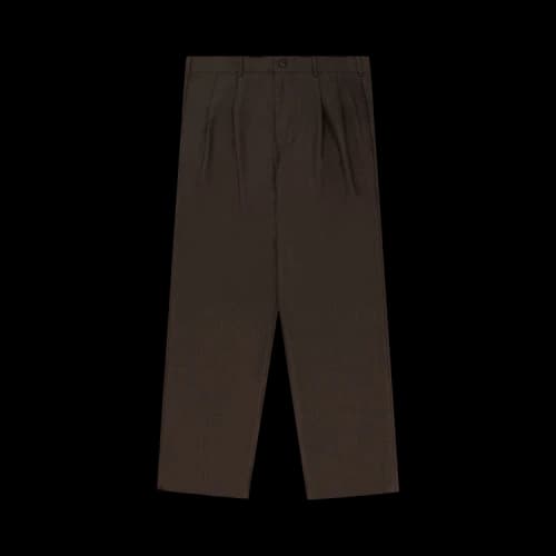 Aimé Leon Dore Double Pleated Wool Trouser 'Brown'