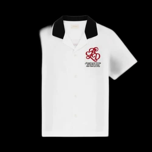 Aimé Leon Dore Monogram Bowling Shirt 'Bone White'
