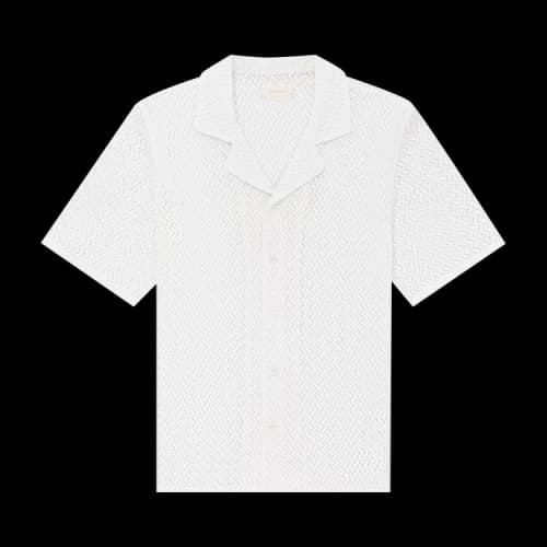 Aimé Leon Dore Lace Resort Shirt 'Bright White'