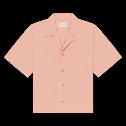 Aimé Leon Dore Cropped Camp Shirt 'Peach'