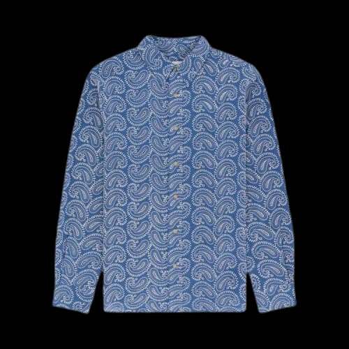Aimé Leon Dore Paisley Embroidered Shirt 'Blue'