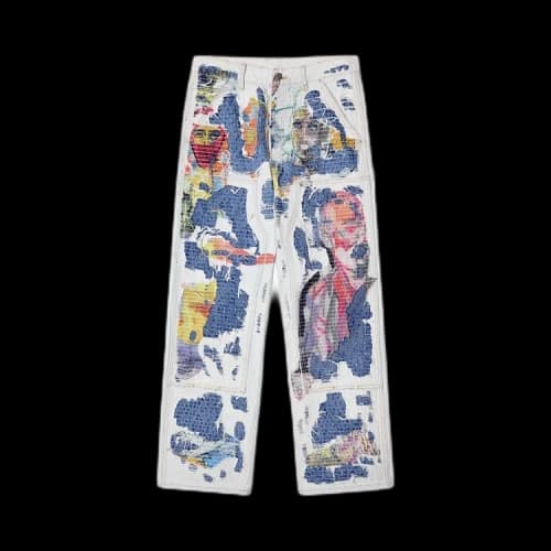 KidSuper Boro Stitched Double Knee Pant 'Multicolor'
