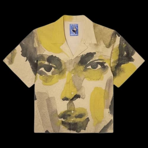 KidSuper Face Camp Shirt 'Multicolor'