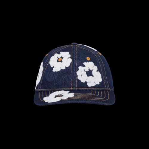 Denim Tears Denim Cotton Wreath Cap 'Washed Indigo'