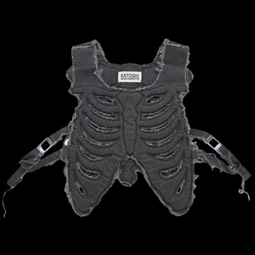 Satoshi Nakamoto Skeleton Vest 'Black'