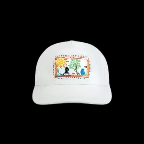 Aimé Leon Dore Collage Hat 'Bright White'