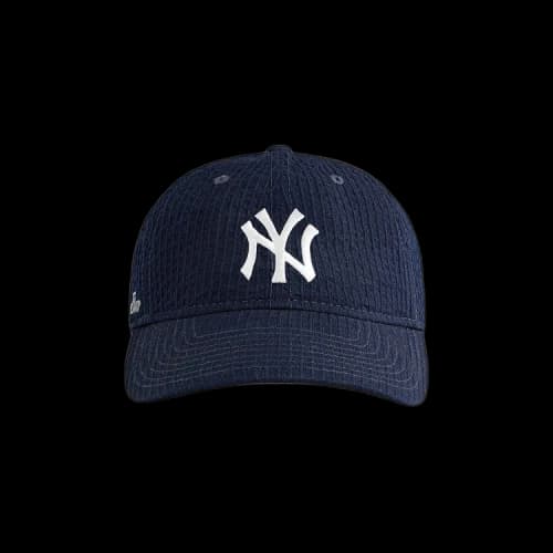 Aimé Leon Dore x New Era Yankees Seersucker Ballpark Hat 'Navy'