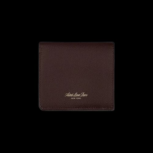 Aimé Leon Dore Full Grain Leather Bi-Fold Wallet 'Oxblood'