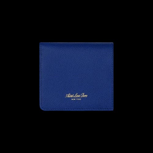 Aimé Leon Dore Full Grain Leather Bi-Fold Wallet 'Royal'