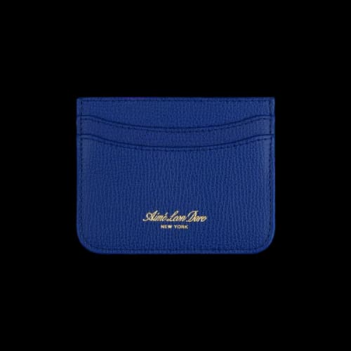 Aimé Leon Dore Full Grain Leather Cardholder 'Royal'